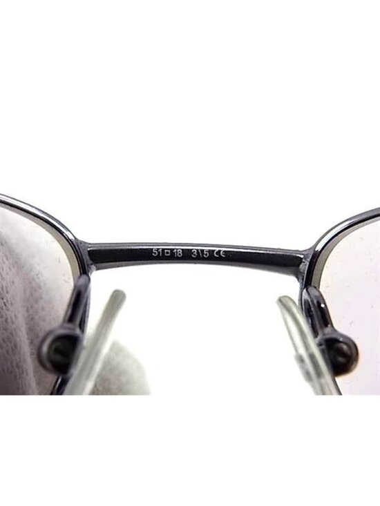 Gucci Sunglasses GG Purple Lens Clear Metal Eyewear